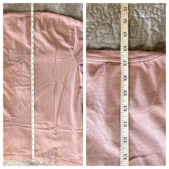 True Religion Jeans Men’s Box Logo Woodrose Pink Short Sleeve Tee Shirt Size XL - Picture 8 of 9